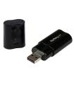 StarTech.com Tarjeta de Sonido Estéreo USB Externa Adaptador Conversor - Negro