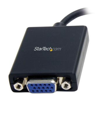 StarTech.com Adaptador Mini DisplayPort a VGA - Convertidor Activo de Mini DP a VGA - Vídeo 1080p - con Certificación VESA -