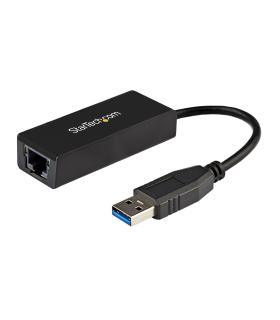 StarTech.com Adaptador Tarjeta de Red Externa USB 3.0 a Ethernet Gigabit - Conversor de Red NIC 10 100 1000 - Adaptador LAN