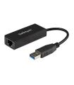 StarTech.com Adaptador Tarjeta de Red Externa USB 3.0 a Ethernet Gigabit - Conversor de Red NIC 10/100/1000 - Adaptador LAN