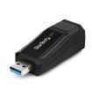 StarTech.com Adaptador Tarjeta de Red Externa NIC USB 3.0 a 1 Puerto Gigabit Ethernet 1Gbps RJ45 USB A Sin Dongle