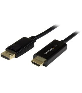 StarTech.com Cable Conversor DisplayPort a HDMI de 2m - Color Negro - Ultra HD 4K