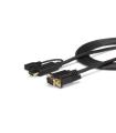 StarTech.com Cable de 1,8m Conversor Activo HDMI a VGA - Adaptador 1920x1200 1080p