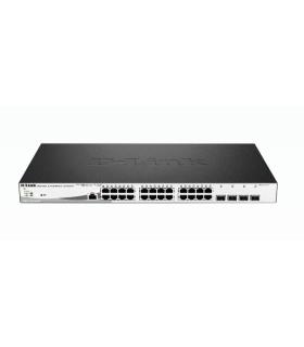 D-Link DGS-1210-28MP switch Gestionado L2 Gigabit Ethernet (10 100 1000) Energía sobre Ethernet (PoE) 1U Negro, Gris