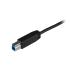 StarTech.com USB31CB1M cable USB USB 3.2 Gen 2 (3.1 Gen 2) 1 m USB C USB B Negro