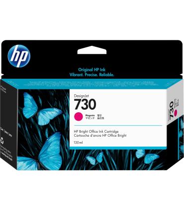 HP Cartucho de tinta DesignJet 730 magenta de 130 ml