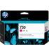 HP Cartucho de tinta DesignJet 730 magenta de 130 ml