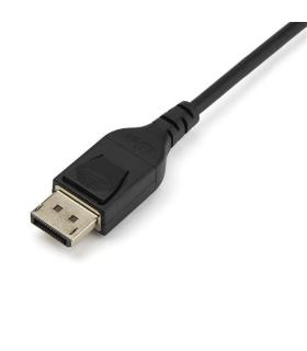 StarTech.com Cable DisplayPort 1.4 de 2m - Certificado VESA - 8K 60Hz - HBR3 - HDR - Super HD - Cable Delgado de Monitor DP a