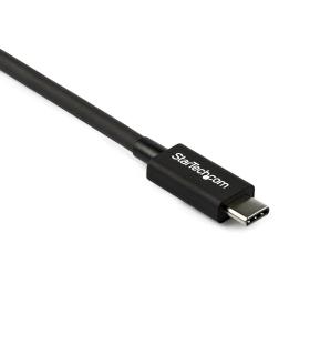 StarTech.com Cable Thunderbolt 3 Pasivo de 80cm - 40Gbps - PD 100W - Vídeo 4K 5K - Cable Thunderbolt - Certificado Thunderbolt