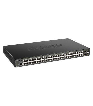 D-Link DGS-1250-52XMP switch Gestionado L3 Energía sobre Ethernet (PoE) Negro