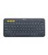 Logitech K380 Multi-Device teclado Universal Bluetooth QWERTY Inglés del Reino Unido Gris