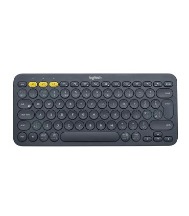 Logitech K380 Multi-Device teclado Universal Bluetooth QWERTY Inglés del Reino Unido Gris