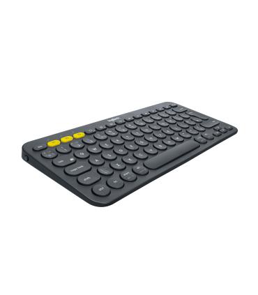 Logitech K380 Multi-Device teclado Universal Bluetooth QWERTY Inglés del Reino Unido Gris