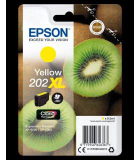 Epson Kiwi Singlepack Yellow 202XL Claria Premium Ink