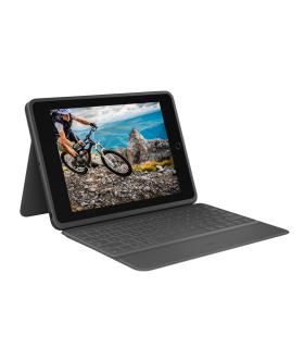 Logitech Rugged Folio QWERTY Español Smart Connector Grafito