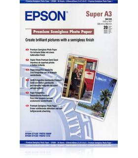 Epson Premium Semigloss Photo Paper, DIN A3+, 250 g m², 20 hojas