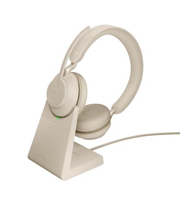 Jabra 26599-999-988 auricular y casco Auriculares Inalámbrico Diadema Oficina Centro de llamadas USB tipo A Bluetooth Beige