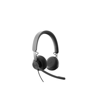 Logitech Zone Auriculares Alámbrico Diadema Llamadas Música USB Tipo C Grafito