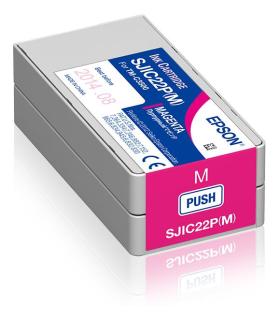 Epson SJIC22P(M)  Ink cartridge for ColorWorks C3500 (Magenta)