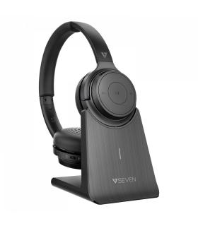 V7 HB600S auricular y casco Auriculares Inalámbrico Diadema Llamadas Música USB Tipo C Bluetooth Negro