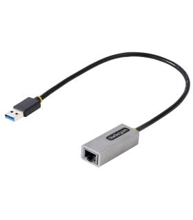 StarTech.com Adaptador USB 3.0 a Ethernet Gigabit de 10 100 1000 para Portátiles - con Cable Incorporado de 30cm - Adaptador