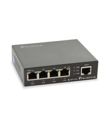 LevelOne GEP-0523 switch Gigabit Ethernet (10 100 1000) Energía sobre Ethernet (PoE) Negro