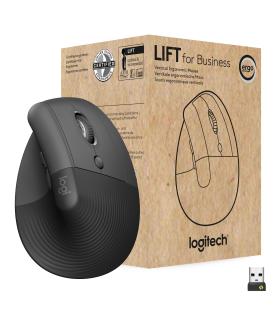 Logitech Lift for Business ratón Oficina mano derecha RF Wireless + Bluetooth Óptico 4000 DPI