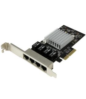 StarTech.com Tarjeta de Red PCI Express Ethernet Gigabit con 4 Puertos RJ45 Chipset Intel i350