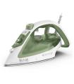 Tefal Easygliss Eco FV5781 Plancha vapor-seco Suela de Durilium Airglide 2800 W Blanco, Verde