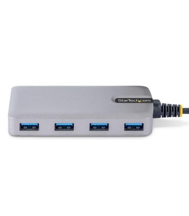 StarTech.com Hub USB de 4 Puertos - USB 3.0 de 5Gbps - Alimentado por el Bus - Concentrador de 4 Puertos USB-A con Alimentación