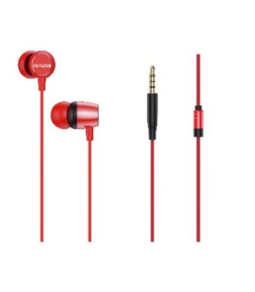 Auriculares Intrauditivos Aiwa ESTM-20RD/ con Micrfono/ Jack 3.5/ Rojos