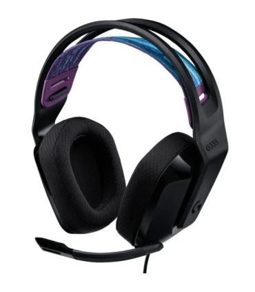 Auriculares Gaming con Micrfono Logitech G335/ Jack 3.5/ Negros