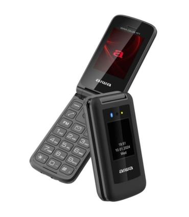 Telfono Mvil Aiwa FP-30-2G BK para Personas Mayores/ Negro