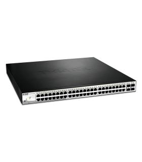 D-Link DGS-1210-52MP Gestionado L2 Gigabit Ethernet (10 100 1000) Energía sobre Ethernet (PoE) Negro, Gris