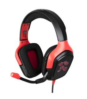 Konix Naruto KX AKATSUKI HEADSET Auriculares Alámbrico Diadema Juego Negro, Rojo