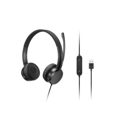 Lenovo 4XD1K18260 auricular y casco Auriculares Alámbrico Diadema Música uso diario USB tipo A Negro