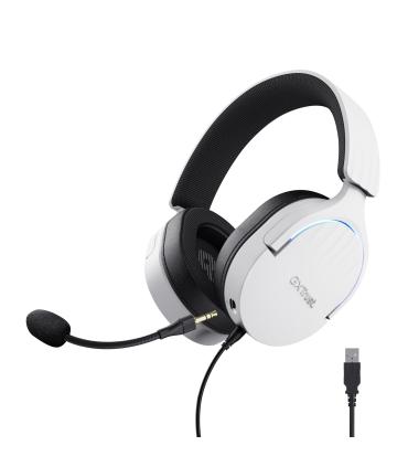 Trust GXT 490 FAYZO Auriculares Alámbrico Diadema Motocicleta USB tipo A Negro, Blanco