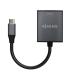 AISENS Conversor Aluminio USB-C a VGA, USB-C M-HDB15 H, Gris, 15cm