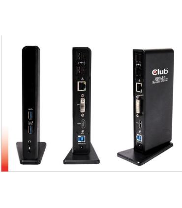 CLUB3D USB Gen1 Type A Dual Display Docking Station