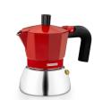 Cafetera Italiana Monix Induction Inox M863106/ 6 Tazas/ Roja