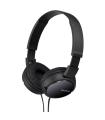 Auriculares Sony MDR-ZX110B/ Jack 3.5/ Negros