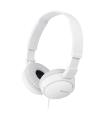 Auriculares Sony MDR-ZX110W/ Jack 3.5/ Blancos