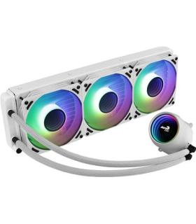 Sistema De Refrigeracion Liquida Aerocool Mirage L360 White 3x12cm Infinity Mirror Rgb-a (adressable) Tdp 550w Para Procesado