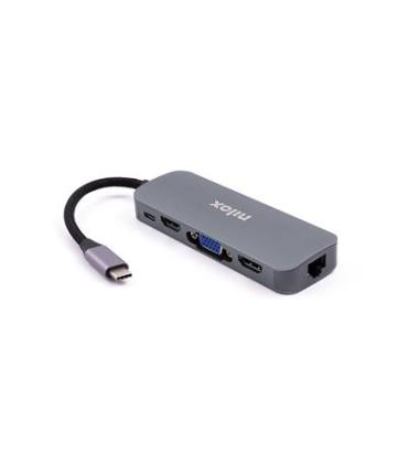 DOCK TYPE C 3USB3.0 2HDMI VGA RJ45