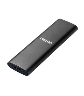 Disco M.2 Externo Philips 250gb Usb-c/usb3.0 540mb Ultra Slim Gris