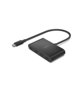 Hub Usb 3.2 Belkin Avc018btbk 4 Puertos Usb-c Gen2 Pd 100w Negro