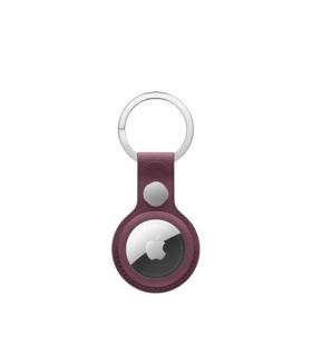 AIRTAG FINEWOVEN KEY RING BERRY