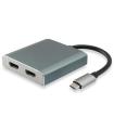 Adaptador Usb-c Equip 133464 A 2xhdmi (0.15cm) 4k