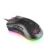 Mouse Mars Gaming Rgb Mmex Diseo Hive Black 50-32000 Dpi Pixart 3389pro Switch Superficie Perforada Iluminacion Rgb Chroma