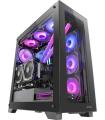 Caja E-atx Torre Gaming Mars Gaming Mcxp Negra Doble Cristal Templado Pci Verticales Capacidad Xxl